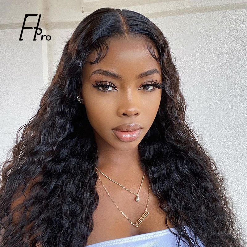 HD Lace Wig 5x5 Closure Wig Deep Wave Skin Melt Virgin Hair Wig